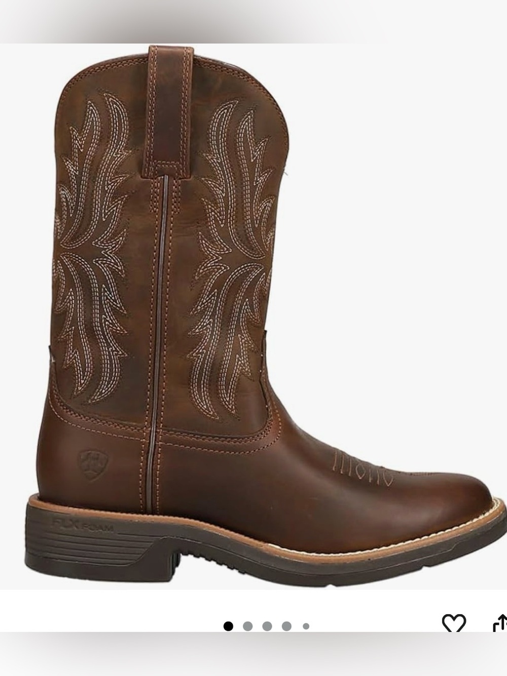 ARIAT Men's Ridgeback Round Toe Cowboy Boot 11.5 EE extra wide NWT